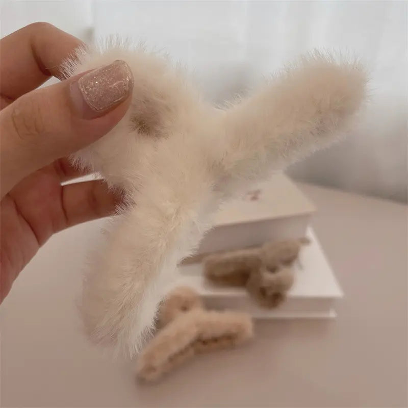 Plush Claw Clip